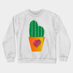 Cactus Love Design Crewneck Sweatshirt